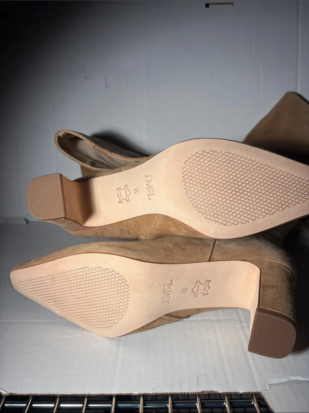 J. McLaughlin Women's Eden Suede Boots Sand Size 8